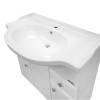 Тумба с раковиной Comforty Сочи-100 00004134582 белый фото 2