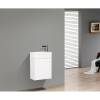 Тумба с раковиной BelBagno Pietra Mini 46 L bianco lucido фото 12
