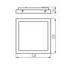 Потолочный светодиодный светильник Kanlux TYBIA M 25W-NW-SE B 24647 фото 3
