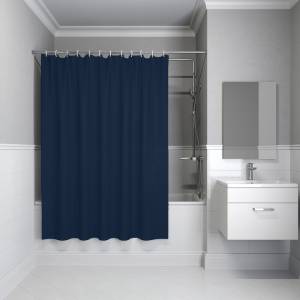 Штора для ванной Iddis Base BL04P24i11 полиэстер, 200x240, синий