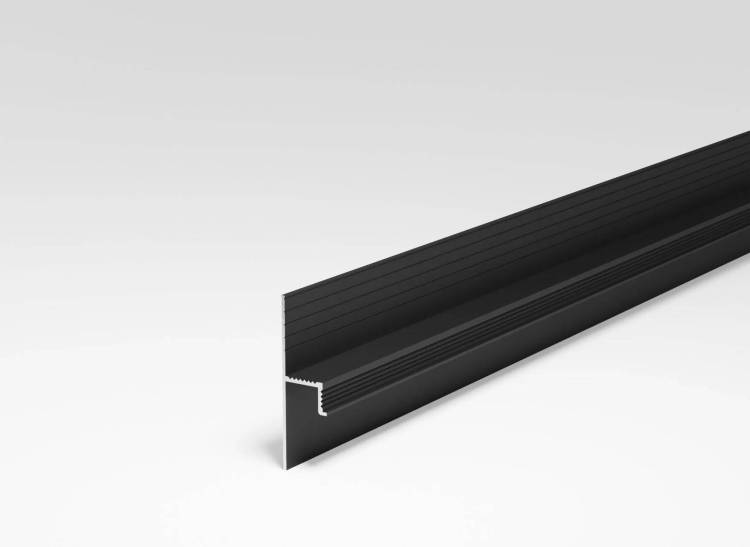 Теневой плинтус Bonkeel Prof с подсветкой черный 2500x55