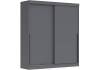 Шкаф-купе Woodville Айвор 614742 Графит 2 м
