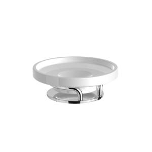 Мыльница Langberger Accessories 10917A керамика настольная круглая