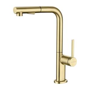 Смеситель для кухни Paulmark Neo Ne214419-LG светлое золото