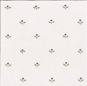 Декор Adex Modernista ADMO6009 Decorado Mimosa PB Azul C/C B 15x15