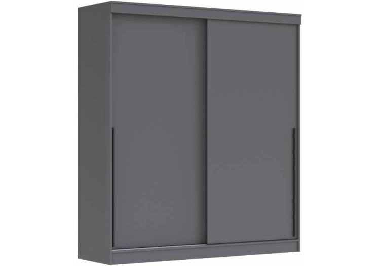 Шкаф-купе Woodville Айвор 614742 Графит 2 м