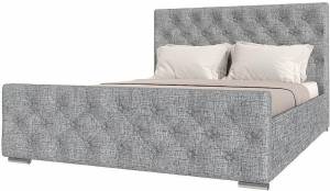 Кровать 1400х2000 НК-Мебель Интеро 72306760 Серый 110x149.4x220.5