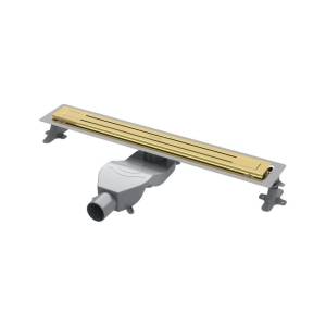Душевой лоток Boheme Premium Trendy 983-80-G 80 см, нерж. сталь золото