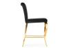 Барный стул Woodville Joan 15388 black / gold фото 3