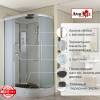 Душевая кабина AvaCan EM2811L стандартная, 110x80x220 фото 2