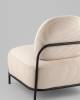 Кресло Stool Group Стоун vd-stone-cl-bone молочный, велюр рельефный фото 4