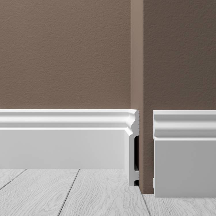 Плинтус напольный Де-Багет XPS Polymer Н 2 200x1.4x10