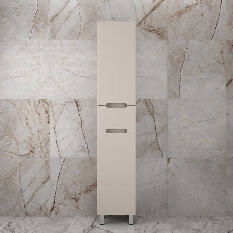 Шкаф-пенал Style Line Матис ЛС-00002392 напольный, крем, 110x36