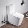 Унитаз-компакт Cerutti Spa Maiella CT10314 безободковый, сиденье микролифт, белый