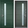 Входная стальная дверь Torex SNEGIR PRO-C PP 2680980 ЛКП Малахит/ПВХ Авокадо 2000x880