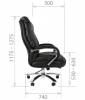Кресло компьютерное Chairman Chairman 405 00-07029407, 7029407 Черный фото 5