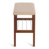Обувница Tetchair Beryl 19246 темный орех/бежевый фото 2