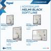 Зеркало Teymi Helmi Black Soft Line T20238 с подсветкой, сенсор на взмах, 60x100 фото 5