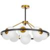 Подвесная люстра Lumina Deco Donzano Ldp 8034-9 Bk+Wt