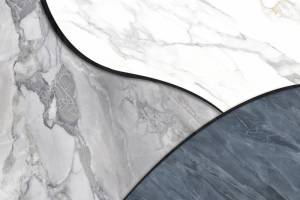 3D Фотообои Artegrafico «Мрамор в холодных тонах» KK-009 песок