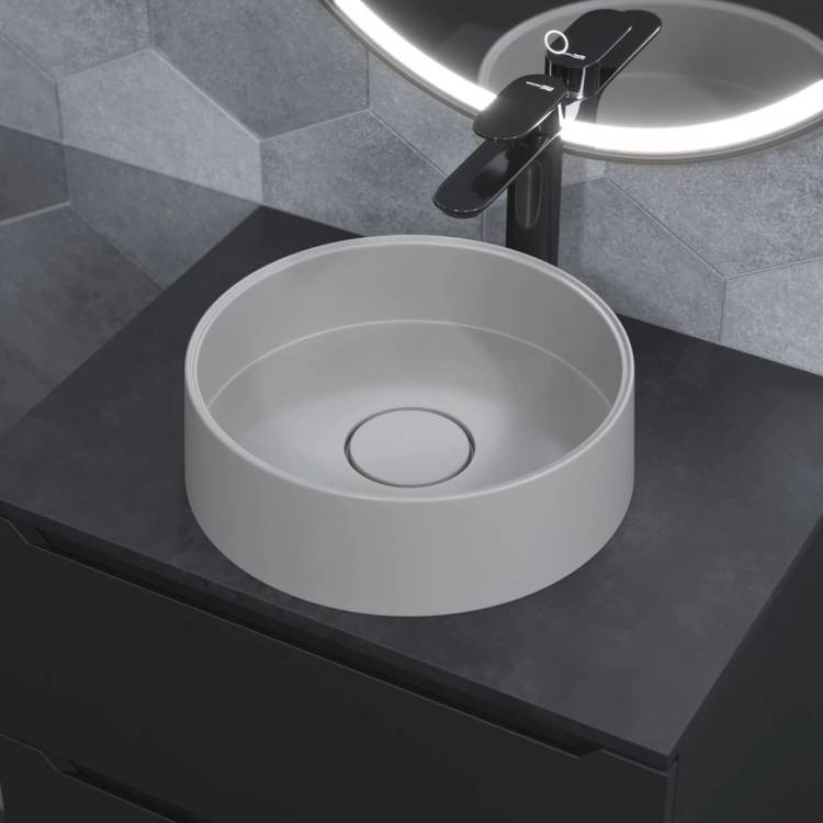 Раковина Uperwood Tanos Quartz RTanosQuartz35J жасмин, 35x35