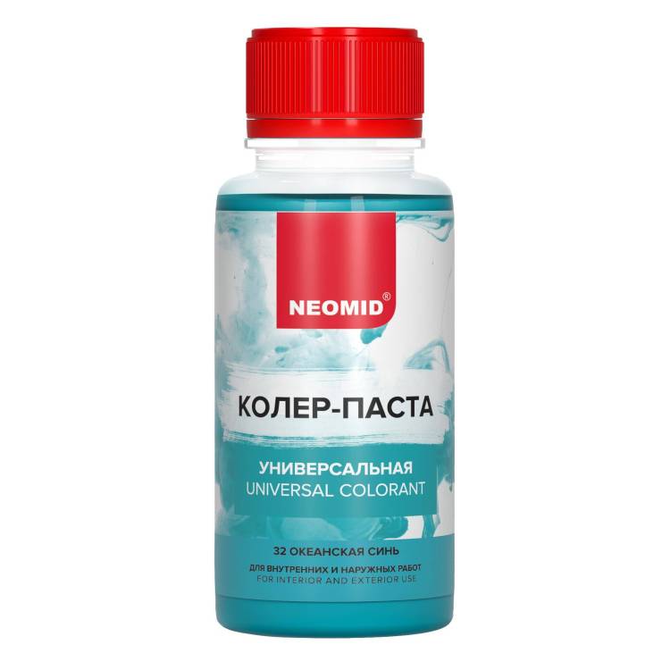 Колер-паста универсальная Neomid 32 Океанская синь 100 мл