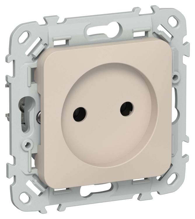 Розетка 1-местная IEK Flite FI-R10-10-K88 льняной