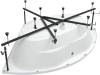 Акриловая ванна Aquanet Vista 00254381 угловая, без каркаса, 150x150 фото 3