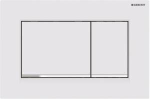 Кнопка смыва Geberit Sigma 30 115.883.JT.1 белая матовая, хром глянцевый