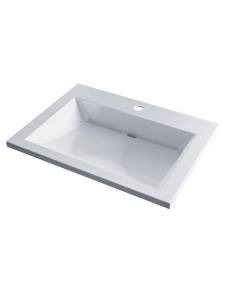 Раковина Uperwood Infinity RInfinity60wg белая глянцевая, 60x45
