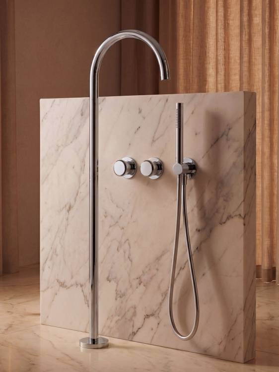 Смеситель для ванны AltroBagno Рикко (Ricco) 020204 Cr хром
