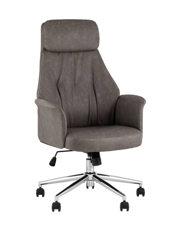 Кресло офисное Stool Group Topchairs Neoma YF-0515 FH-62 grey retro Серый
