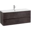 Тумба под раковину Belbagno Albano ALBANO-1200-2C-SO-RNG 120x45x50 Rovere Nature Grigio подвесная с двумя выкатными ящиками фото 3