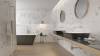 Керамогранит Porcelanite Dos Iguazu 1865 White Rett 100x100 фото 4