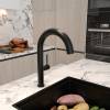 Смеситель для раковины Elghansa Radiant 5647181-Black высокий, черный фото 4