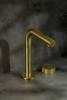 Смеситель для раковины Boheme Tech 158-MG автоматический, Matt Gold фото 2