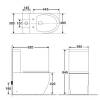 Унитаз-компакт Belbagno Amanda BB051CPR/BB051SC белый фото 10