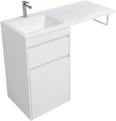 Тумба для комплекта Aquanet Токио 58 1 ящик, с бельевой корзиной