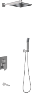 Душевой комплект Berges Wasserhaus Nardis 3S 071005 С ВНУТРЕННЕЙ ЧАСТЬЮ, хром
