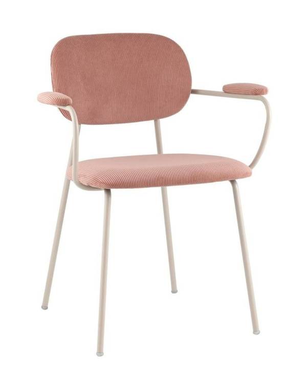 Стул Stool Group Кэрол FDC9124 OTE-MOD200 F400 пыльно-розовый серые ножки