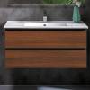 Мебель для ванной Armadi Art Capolda 100 dark wood фото 3