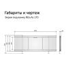 Экран под ванну Alavann Rita AL ALV1025001 белый, 167x53.5 фото 4