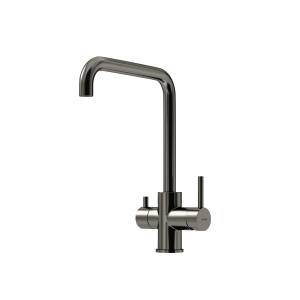 Смеситель для кухни Sancos Vela SC4013GG под фильтр, вороненая сталь