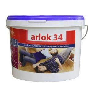 Клей для бытового и полукоммерческого линолеума Forbo Eurocol Arlok 34 (7 кг)