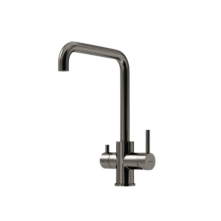 Смеситель для кухни Sancos Vela SC4013GG под фильтр, вороненая сталь