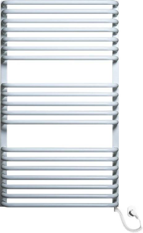 Полотенцесушитель электрический Luxrad Salto Invest 063719 92х53 R, белый, терморегулятор selmo pad