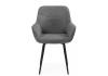 Стул на металлокаркасе Notta Флюид 642957 темно-серый (zd 995) / черный фото 2