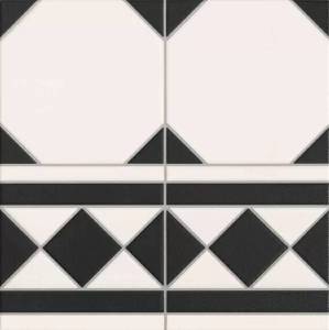 Декор Realonda Ceramica Oxford RLD000028 Negro Cenefa 33x33
