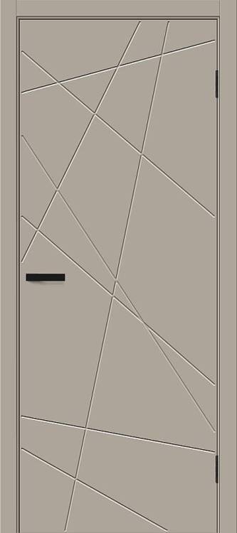 Межкомнатная дверь Глухая Bravo Граффити-5.Д.П 169-1282 Полотоно Clay Silk 2000х600