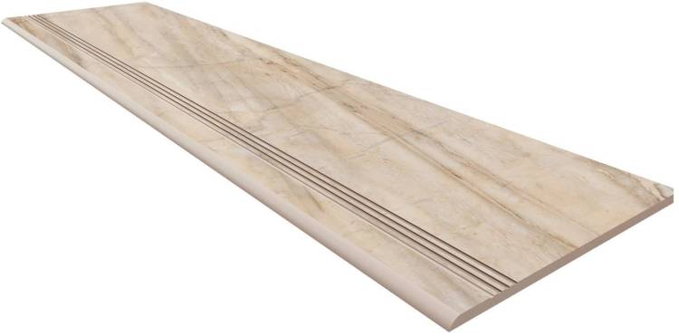 Ступень Estima Bernini 67326 Steptrade/BR01_NS/30x120x10 Pearl неполированная с насечками 30x120